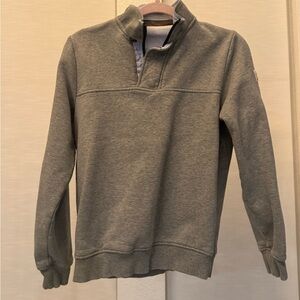 Adorable coastal Gray Quarter-Zip Sweater